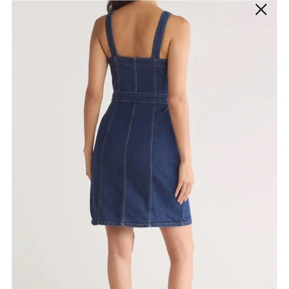 Oat New York Denim Dress Size 12 - Picture 8 of 11